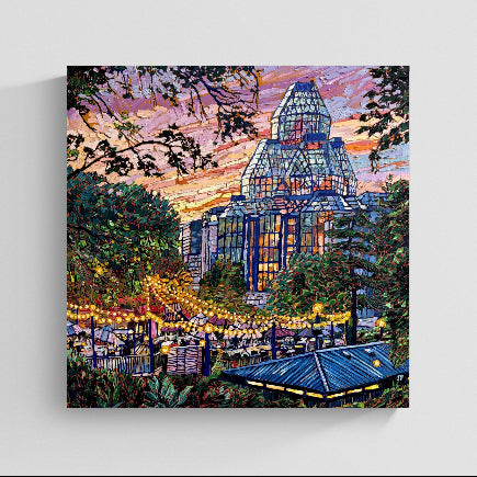 Summer Evening at the National Gallery, Ottawa