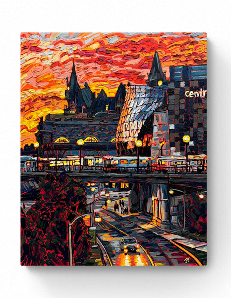 Evening Glow on Mackenzie King Bridge