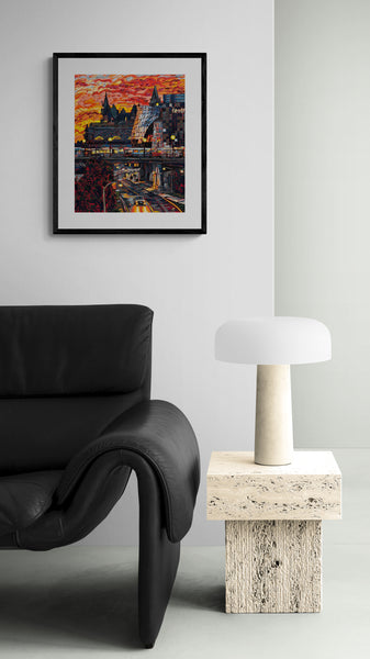 Evening Glow on Mackenzie King Bridge