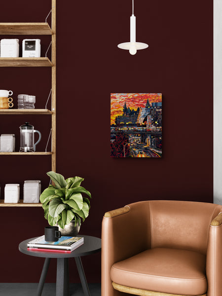 Evening Glow on Mackenzie King Bridge