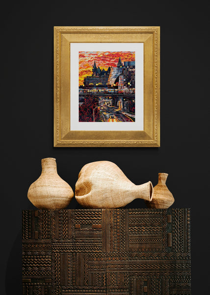 Evening Glow on Mackenzie King Bridge