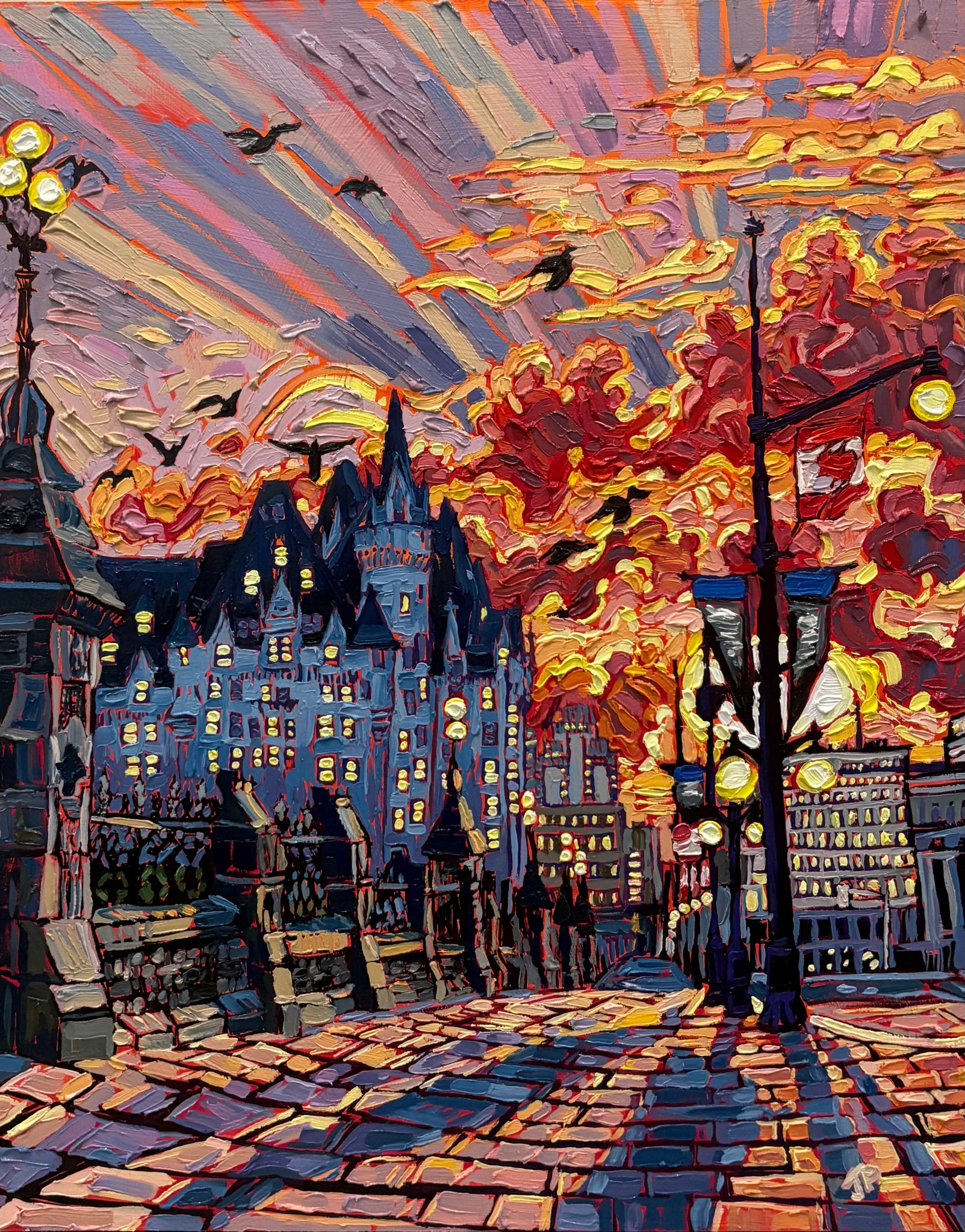 Golden Hour on Wellington Street, Ottawa