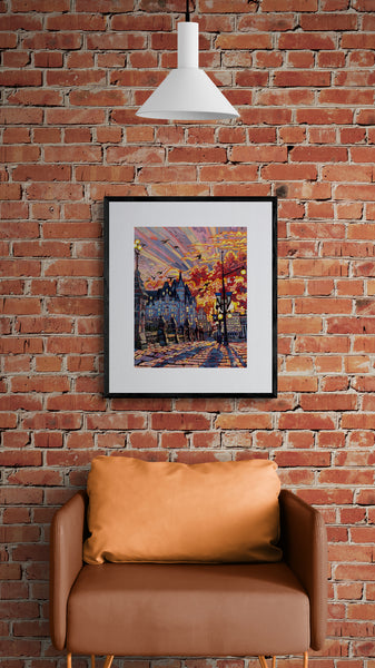 Golden Hour on Wellington Street, Ottawa