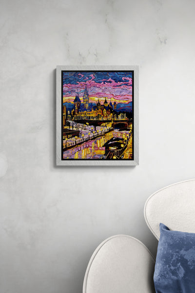 Gilded Reflections on the Rideau Canal