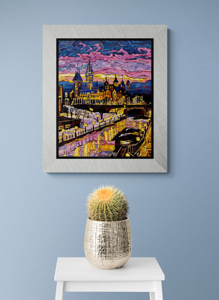 Gilded Reflections on the Rideau Canal