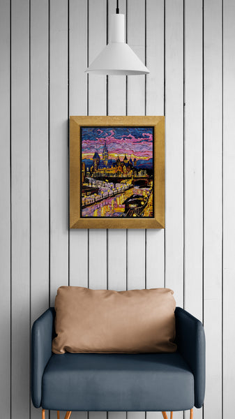 Gilded Reflections on the Rideau Canal