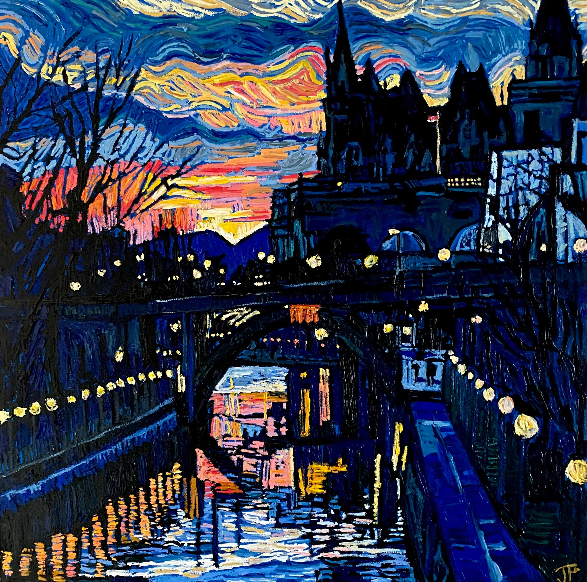 Sunset over Rideau Canal, Ottawa