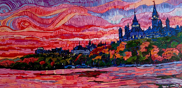 Mosaic Sunset over Parliament Hill